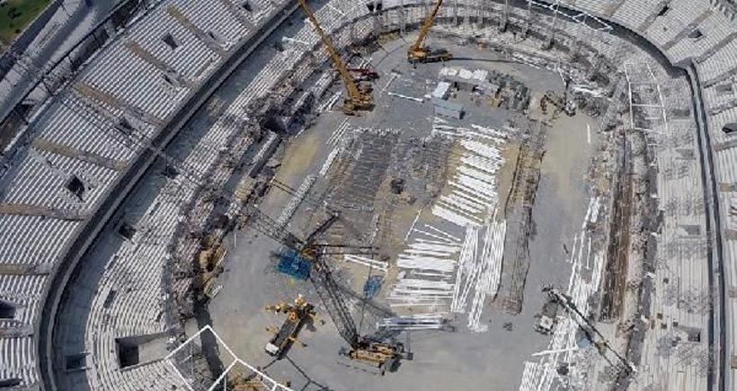  Beşiktaş Vodafone Arena inşaatında iskeleden düşen işçi hayatını kaybetti